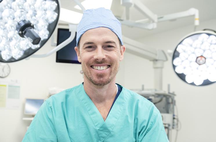 close up of male anesthesiologist